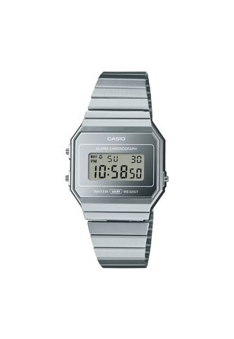 Reloj Casio Modelo A700WEV-7ADF Plateado Unisex Casio