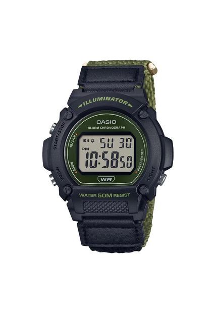 Reloj Casio Modelo W-219HB-3AVDF Verde Hombre
