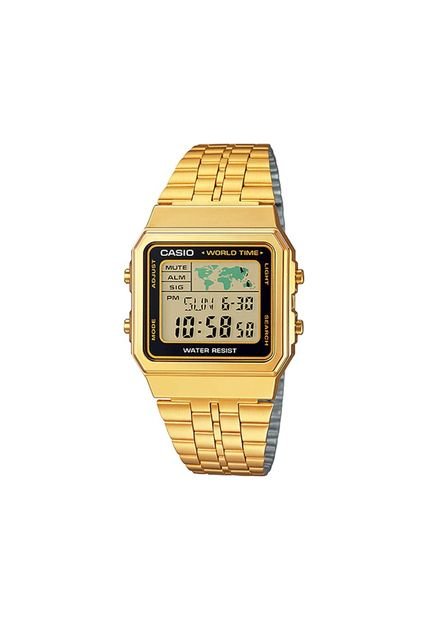 Reloj Para Hombre Casio A_500Wga_1 Dorado