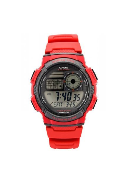 Reloj Para Hombre Casio Ae-1000W-4Av Rojo