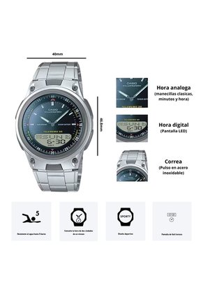 Reloj Casio Modelo AW-80D-1AV Diseño Casual