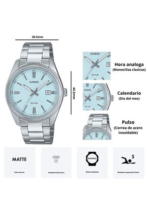 Reloj Casio MTP-1302DA-2A2 Diseño Elegante