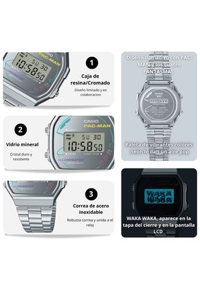 Reloj Casio Modelo A168WEPC-7A Diseño Vintage
