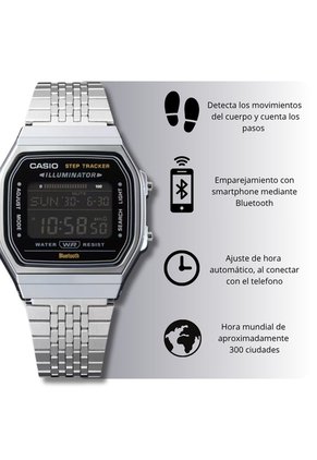 Reloj Casio Referencia ABL-100WE-1B Diseño Vintage