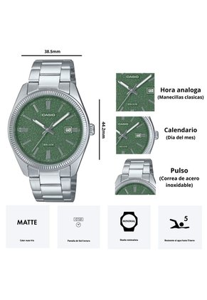 Reloj Casio MTP -1302DA-3A Diseño Elegante