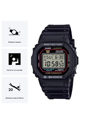 Reloj Deportivo Casio DW-5600RL-1DR Diseño Clasico