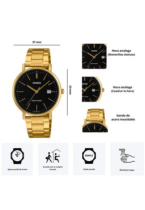 Reloj Hombre Casio Modelo MTP-VT05G-1E Diseño Elegante