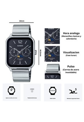 Reloj Casio Modelo MTP-M305D-1A Diseño Elegante