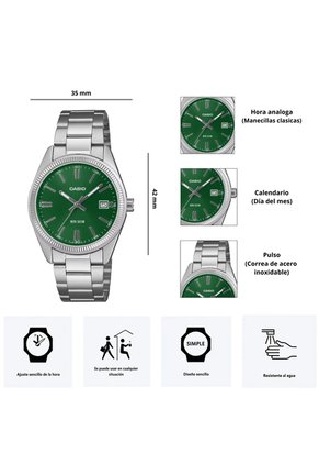 Reloj Casio UTP-1302PD-3A1 Diseño Elegante