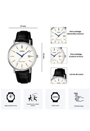 Reloj Casio Modelo MTP-VT05L-7E Diseño Elegante
