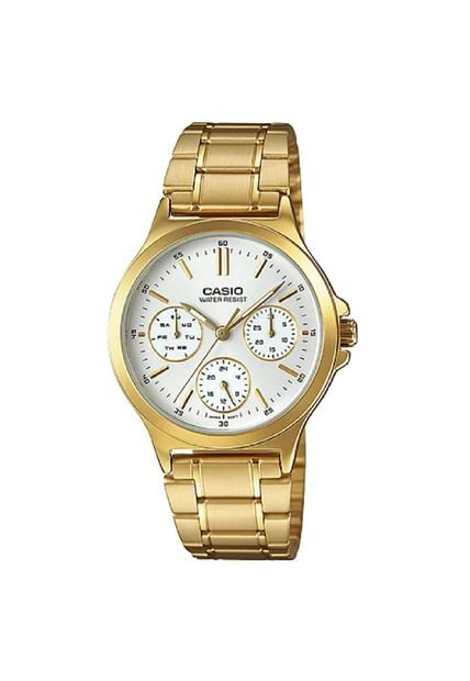 Reloj Casio Blanco Mujer LTP-V300G-7A