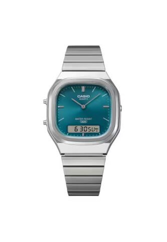 Reloj Casio Modelo AQ-240E-3A Plateado Unisex Casio