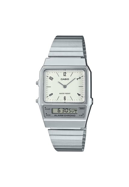 Reloj Casio Modelo AQ-800E-7A2DF Plateado Hombre