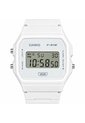 Reloj Casio Modelo F-91WB-7ADF Blanco Unisex de Casio