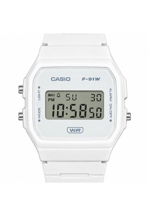 Reloj Casio Modelo F-91WB-7ADF Blanco Unisex