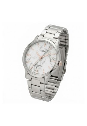 Reloj Casio Modelo MTP-VT01DM-7AUDF Plateado Hombre