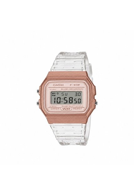 Reloj Casio Modelo F-91WS-7A3DF Blanco Mujer