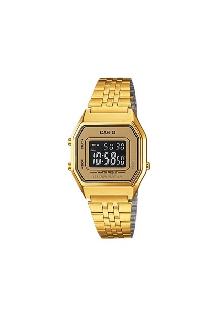 Reloj CASIO Modelo LA-680WGA-9B Dorado Unisex