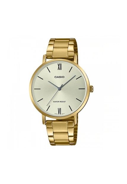 Reloj Para Mujer Casio Ltpvt01G-9Budf Dorado