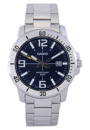 Reloj Plateado-Azul CASIO
