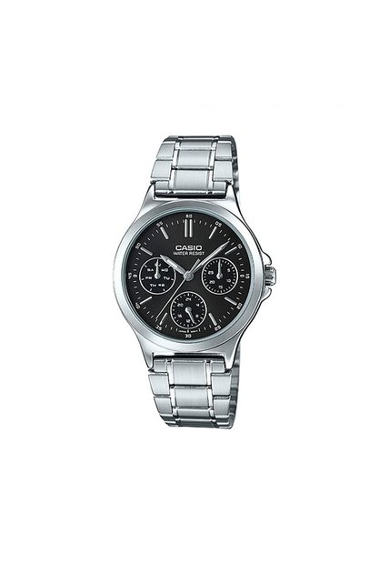 Reloj Para Mujer Casio Fashion Ltp Ltp-V300D-1A Plateado