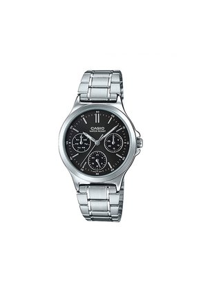 Reloj Para Mujer Casio Fashion Ltp Ltp-V300D-1A Plateado