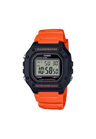 Reloj Para Unisex Casio W-218H-4B2V Naranja Casio