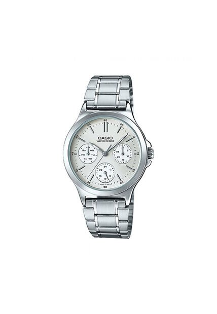 Reloj CASIO Modelo LTP-V300D-7A Plateado Mujer