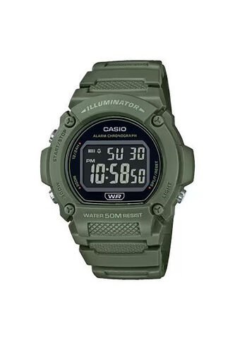 Reloj Casío Modelo W219hc-3bvdf Verde Hombre Casio