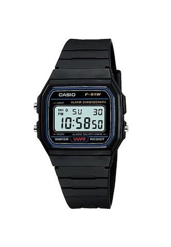 Reloj Para Hombre Casio Vintage-Retro F-91W-1D Negro Casio