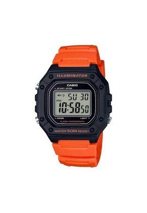 Reloj Para Unisex Casio W-218H-4B2V Naranja