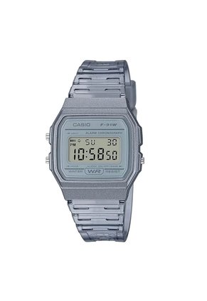 Reloj Para Mujer Casio F91Ws-8Df Transparente