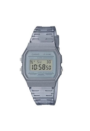 Reloj Para Mujer Casio F91Ws-8Df Transparente