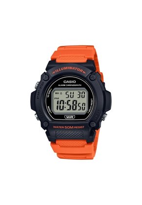 Reloj Para Hombre Casio Iluminator W-219H-4Avdf Naranja