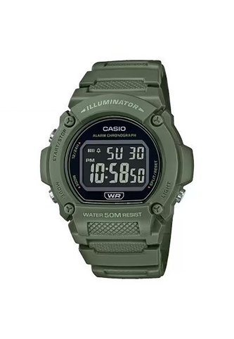 Reloj Casío Modelo W219hc-3bvdf Verde Hombre Casio