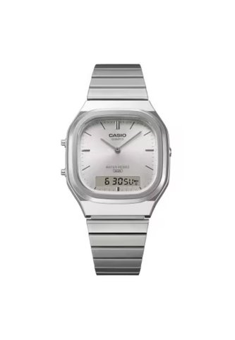 Reloj Casio Modelo AQ-240E-7A Plateado Unisex Casio