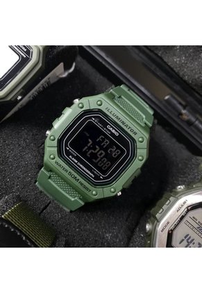 Reloj Casio Modelo W-218H-3BVDF Verde Hombre