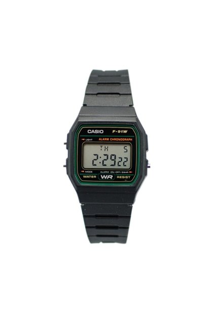 Reloj Para Hombre Casio F91W_3Dg Negro