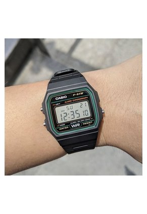 Reloj Para Hombre Casio F91W_3Dg Negro
