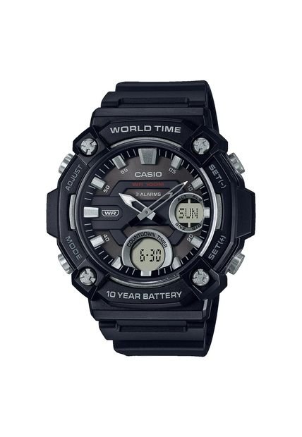 Reloj Casio Negro  Hombre AEQ-120W-1A
