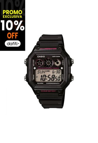 Reloj Para Hombre Casio Ae-1300Wh-1A2V Negro Casio