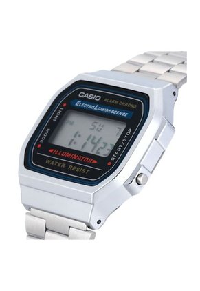 Reloj Para Unisex Casio A_168Wa A_168Wa_1W Plateado