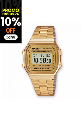 Reloj Para Unisex Casio A_168Wg A_168Wg_9W Dorado Casio