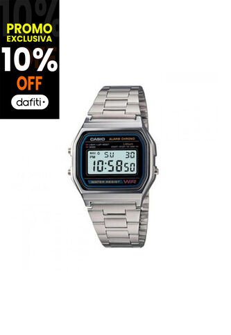 Reloj Para Hombre Casio A_158Wa_1 Plateado Casio