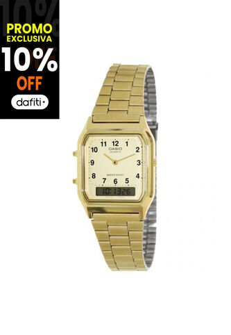 Reloj Para Hombre Casio Aq-230Ga-9B Dorado Casio