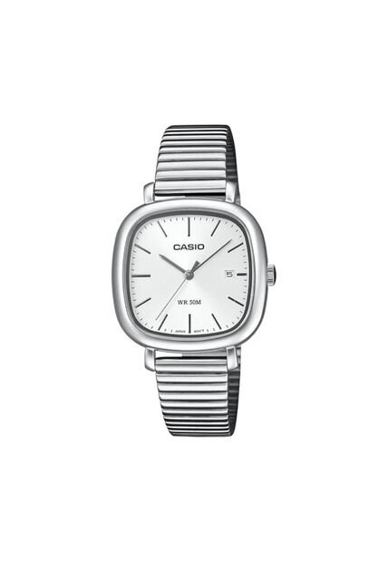 Reloj Casio Modelo LTP-B166D-7AVDF Plateado Mujer
