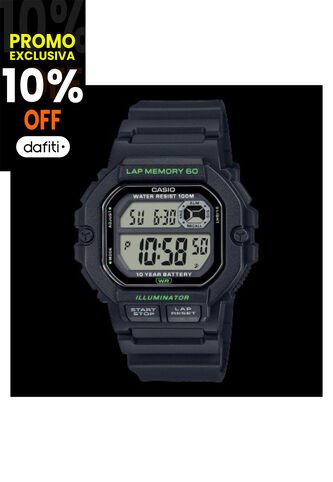 Reloj Casio Modelo WS-1400H-1AV Negro Hombre Casio