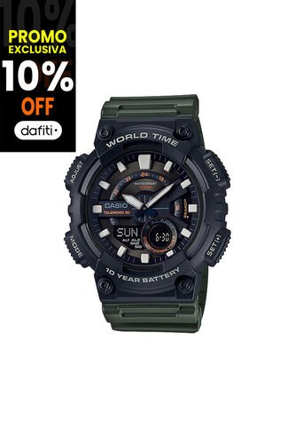 Reloj Para Hombre Casio Aeq110W-3Av Negro Casio