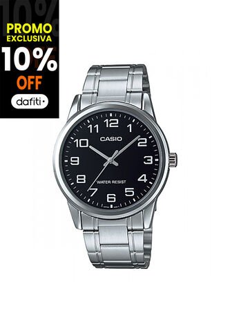 Reloj Para Hombre Casio Mtp-V001D Mtp-V001D-1B Plateado Casio