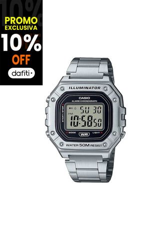 Reloj Para Hombre Casio W218Hd-1Avdf Plateado Casio